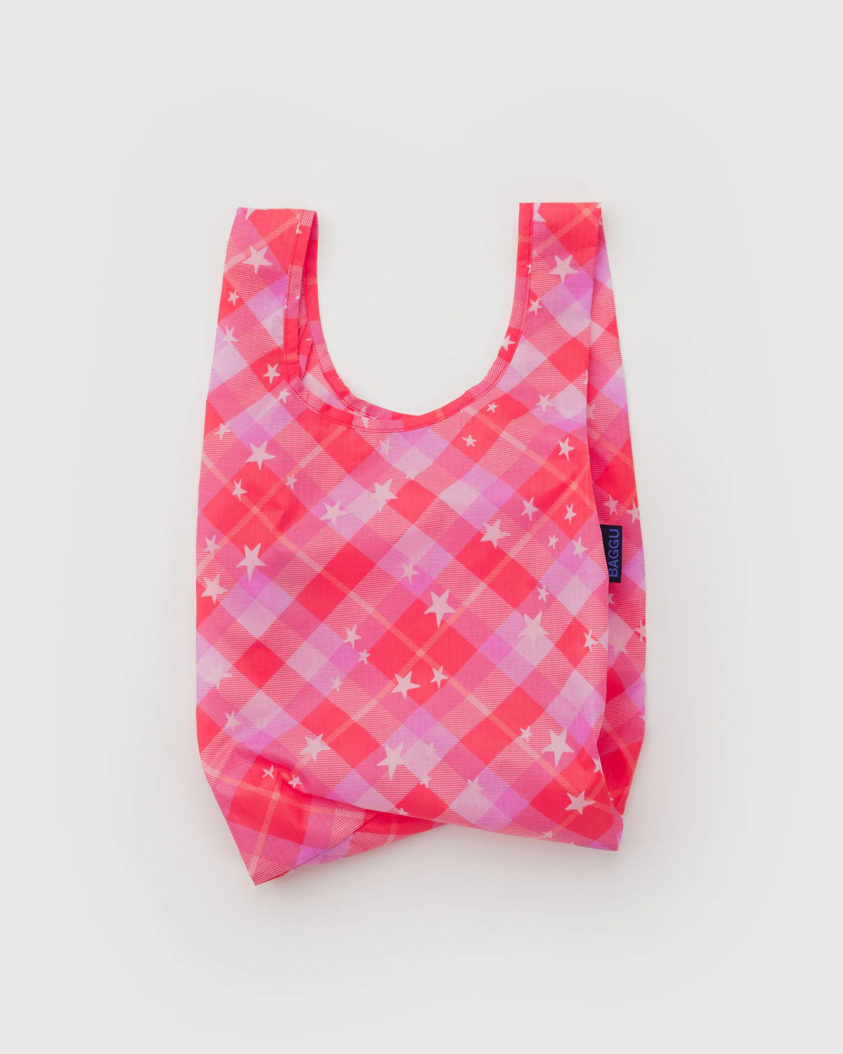 Baby  Baggu - Pink Star Plaid