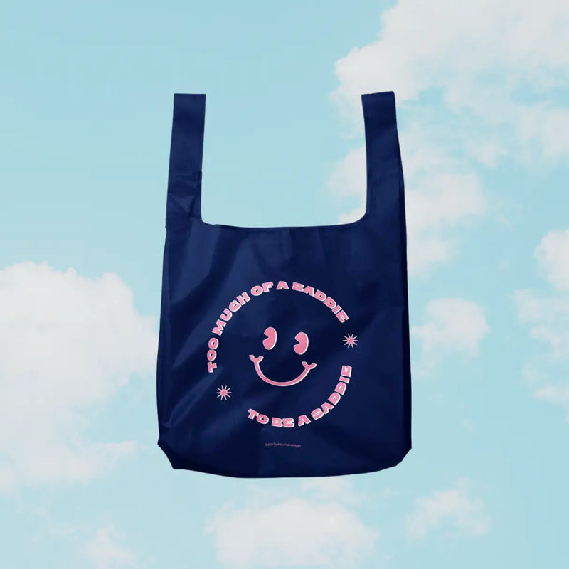 Baddie & Saddie Foldable Nylon Tote