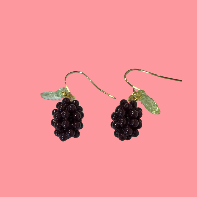 Purple Grape earrings
