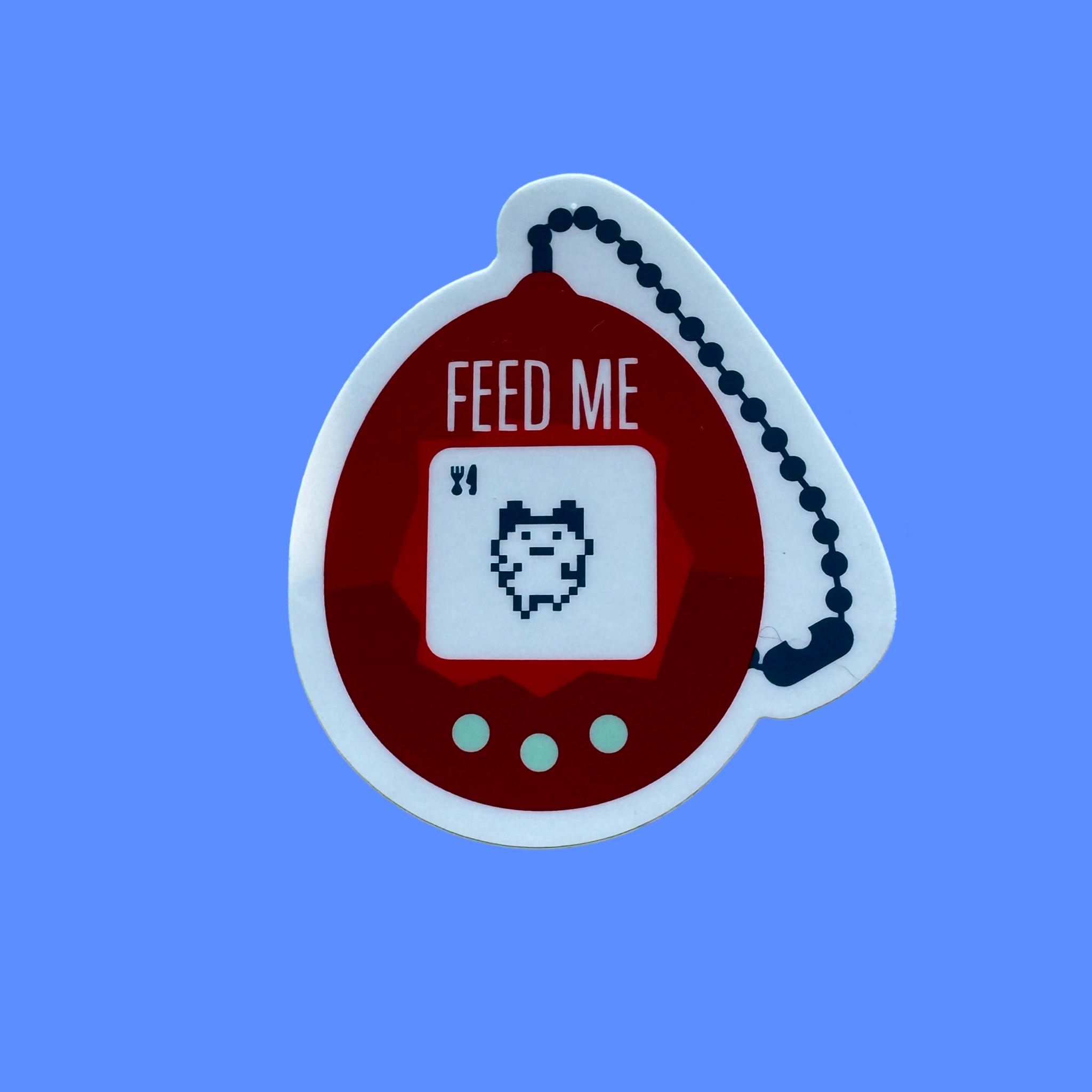Feed Me Vinyl Sticker