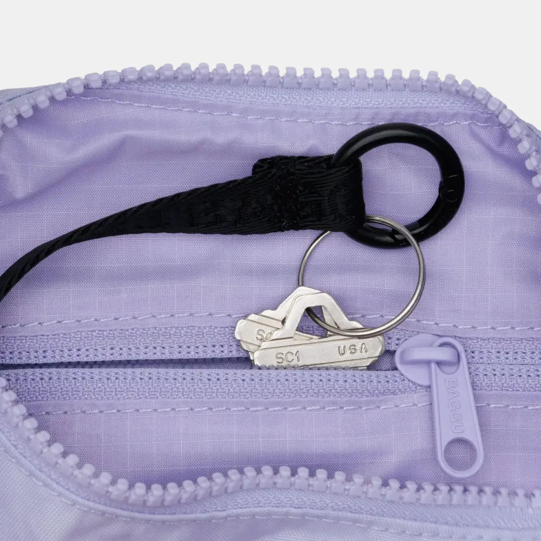 Embroidered Miffy Medium Nylon Crescent Bag