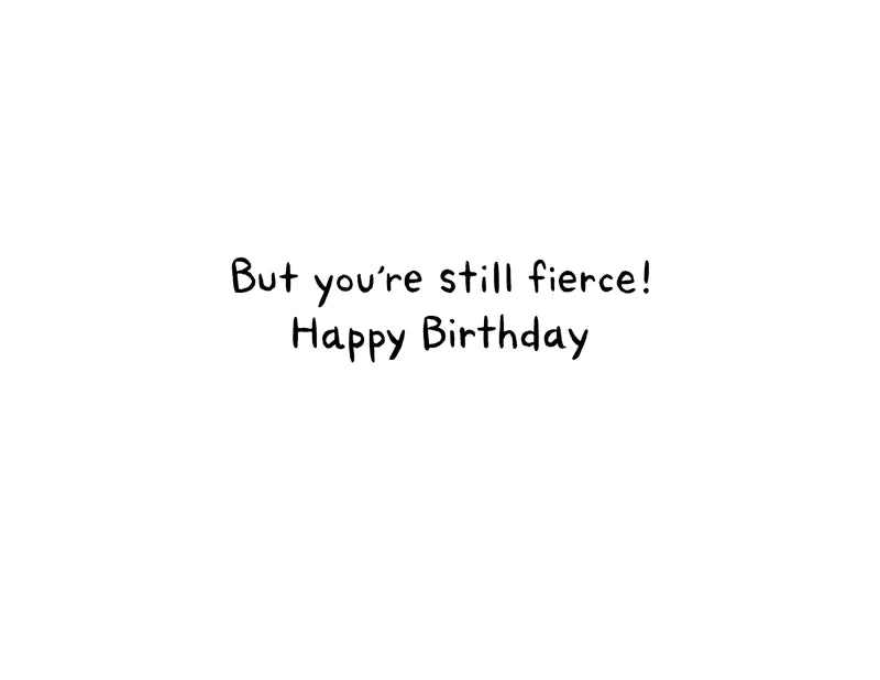 "Aging is a Drag!" Birthday Card
