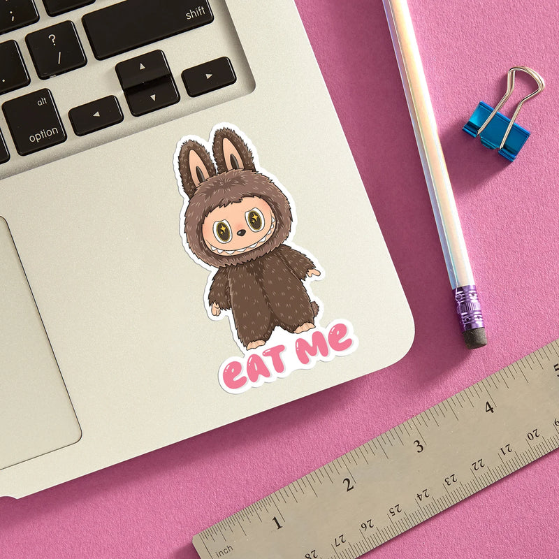 "Eat Me" Labubu Sticker