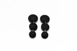 Short Bubble Drop Earrings - Ink