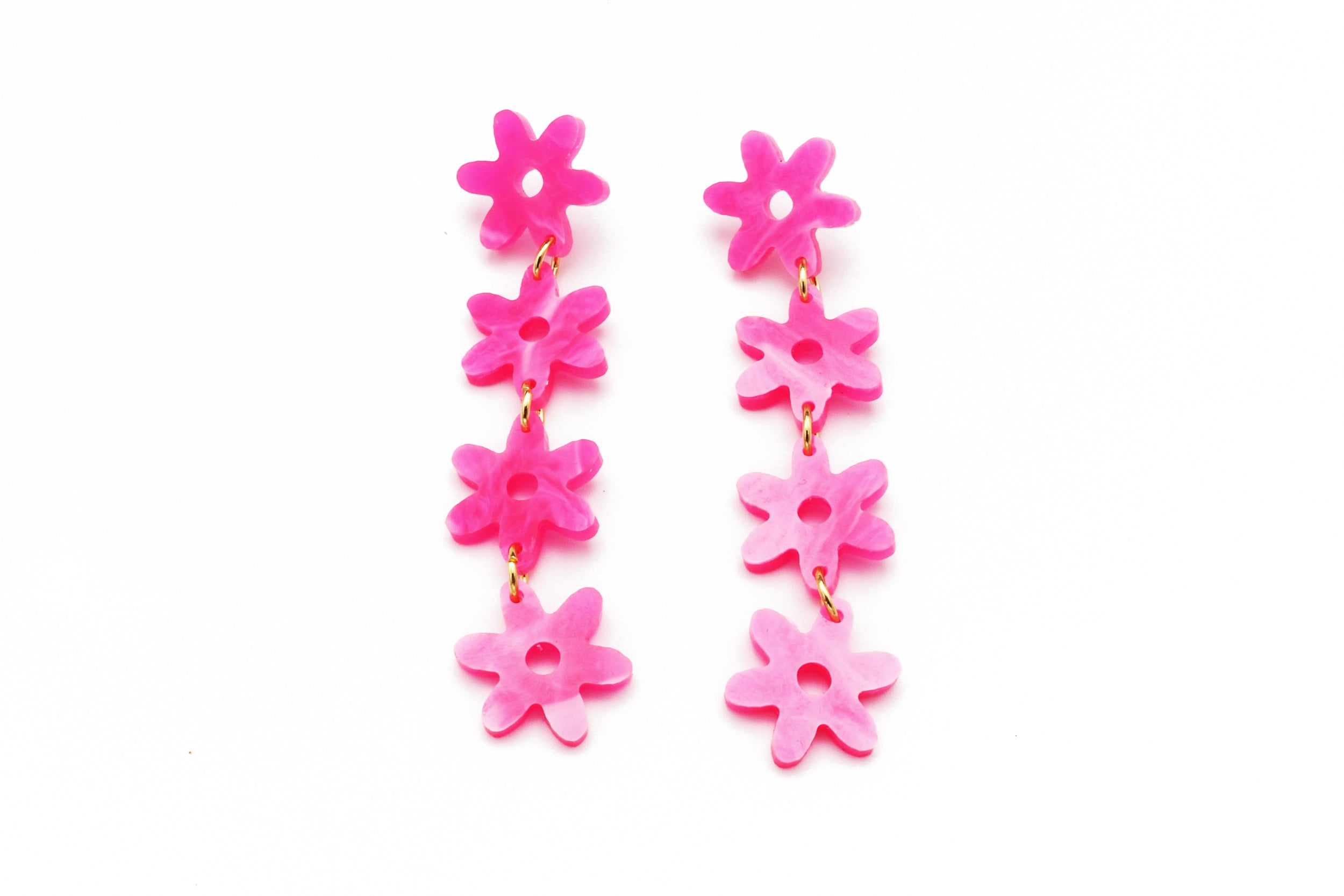 Daze Long Drops - Hot Pink