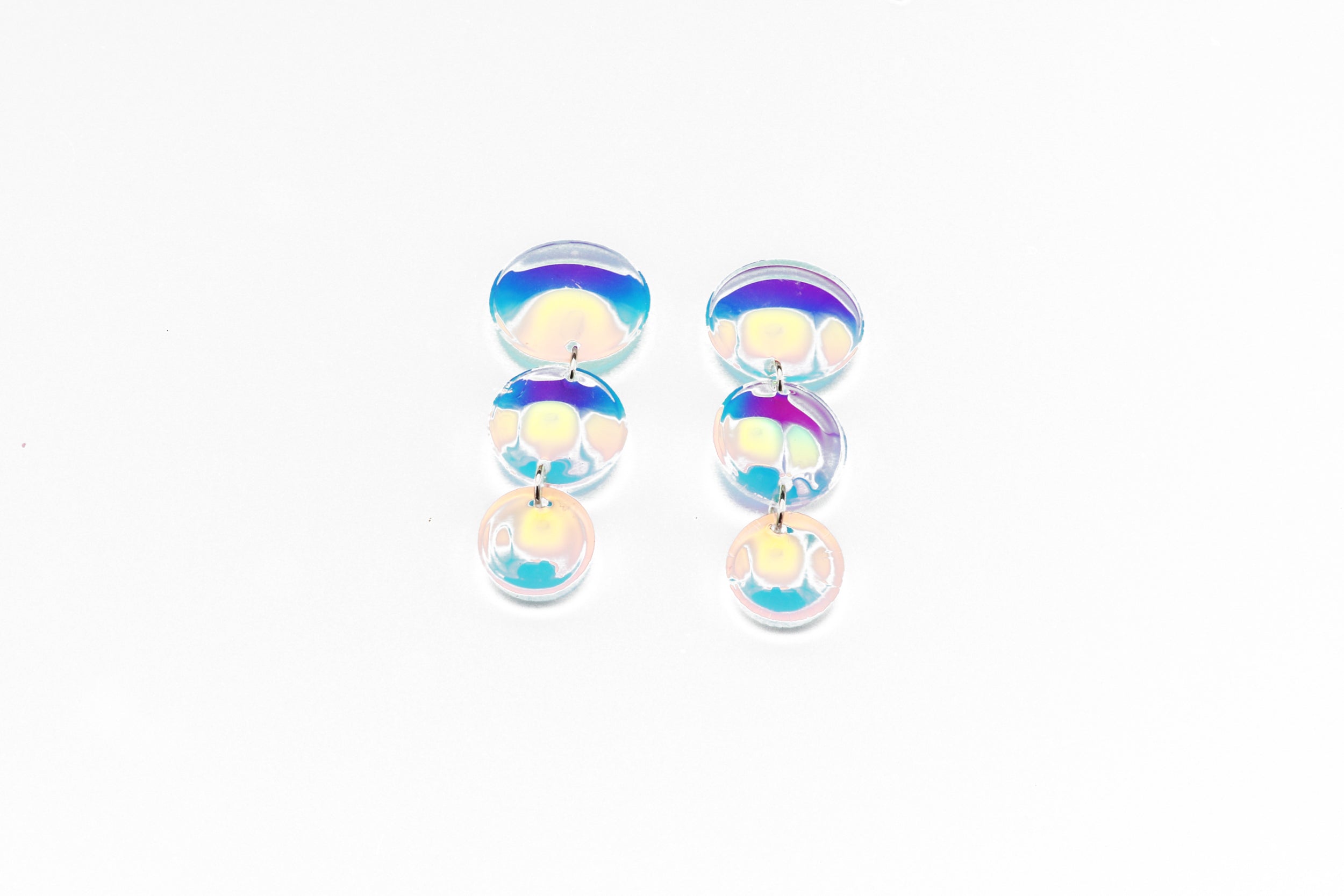 Short Bubble Drop Earrings - Solar