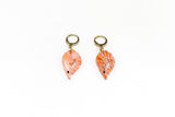 Mini Shrimp Charm Earrings