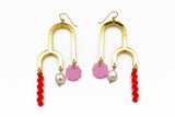 Double Arch Earrings - Gold