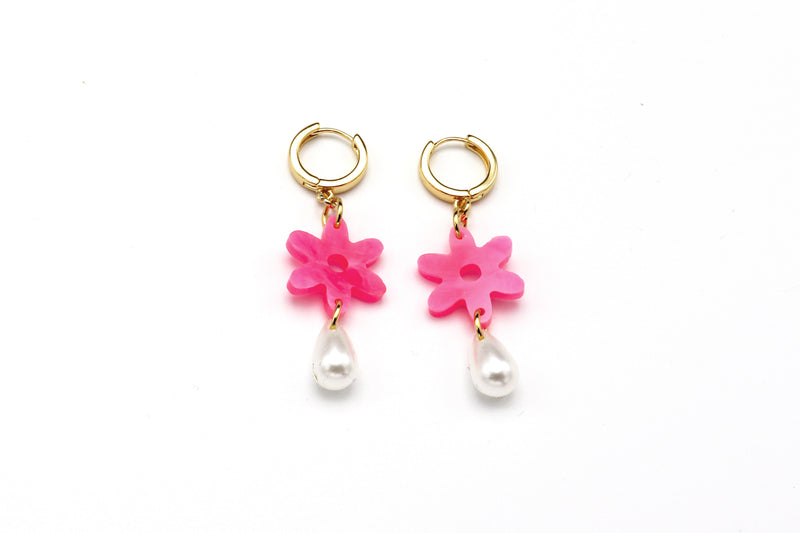 Daze Pearl Drops - Hot Pink