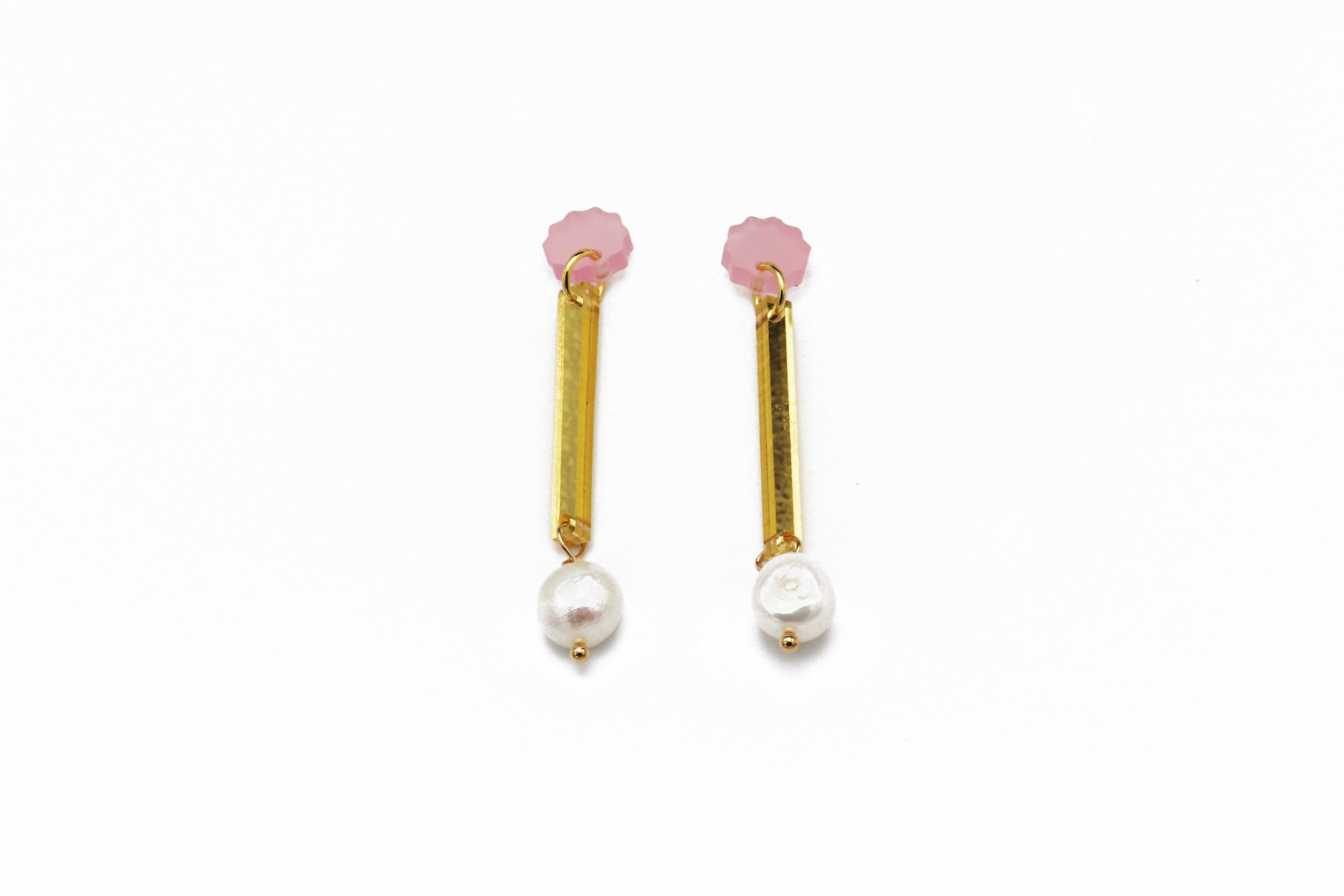 Line Earrings - Gold