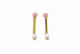 Line Earrings - Gold