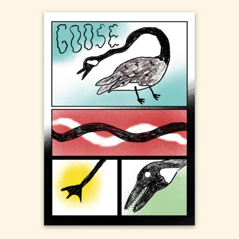 Goose Comic Vinyl Sticker