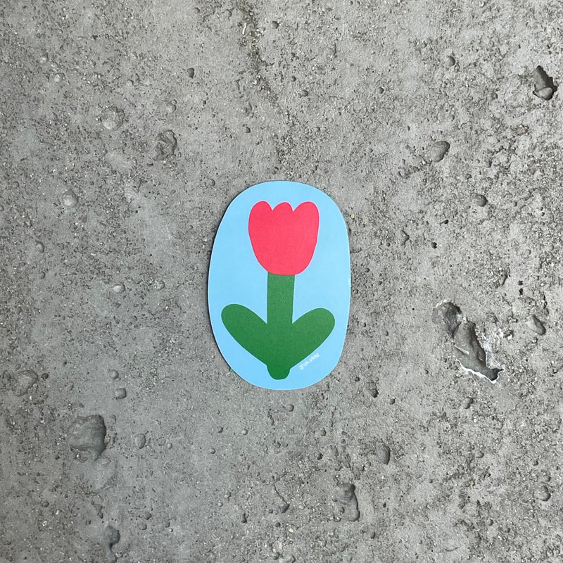 Spring Tulip Vinyl Sticker