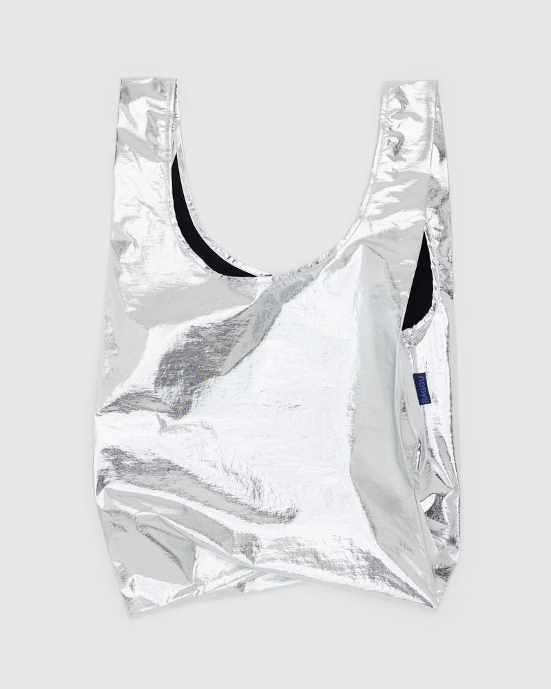 baggu Standard Bag - Chrome Metallic
