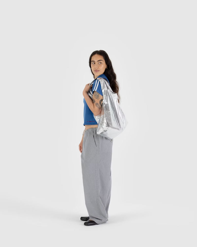baggu Standard Bag - Chrome Metallic