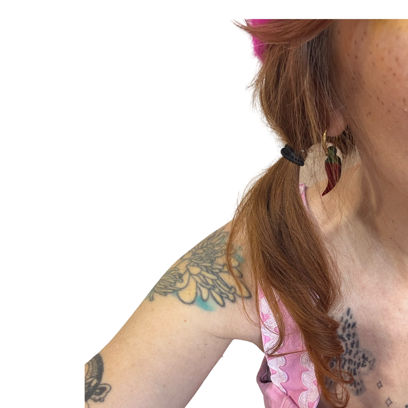 Pepper Hoop Charm Hoops