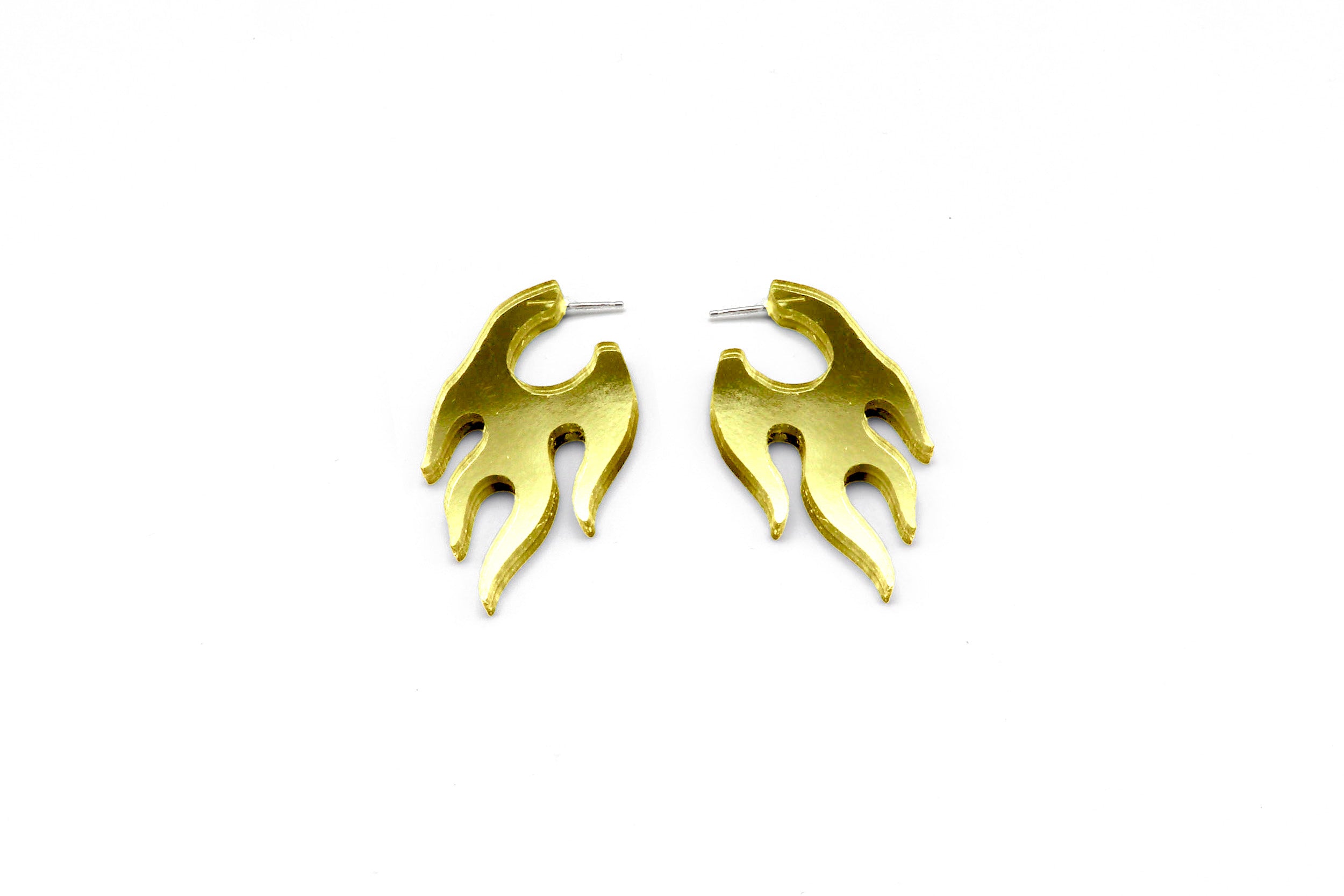 Ecoresin Flame Earrings