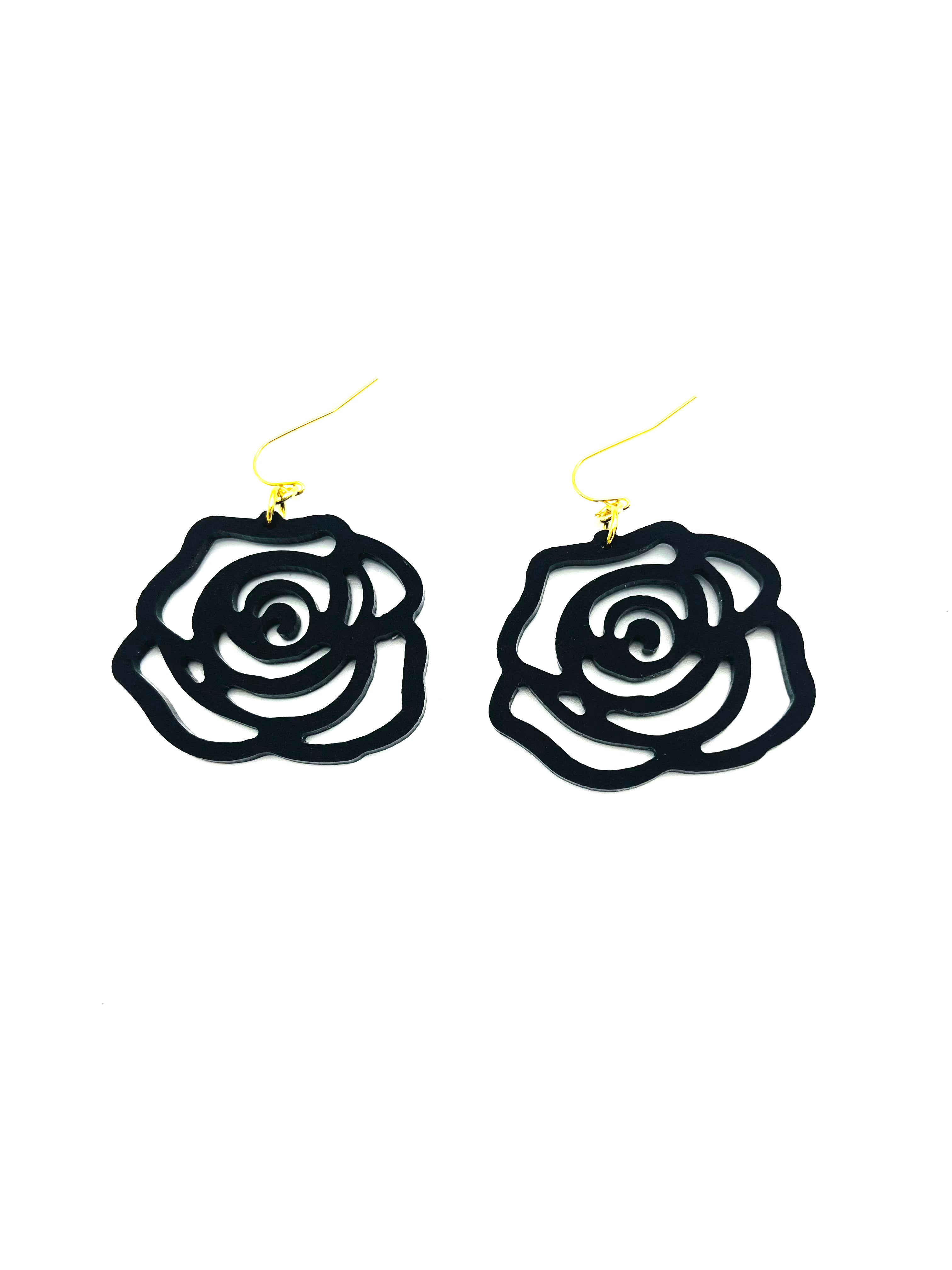 Rosette Large Drop Earring