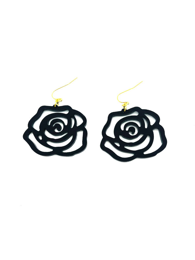 Rosette Large Drop Earring