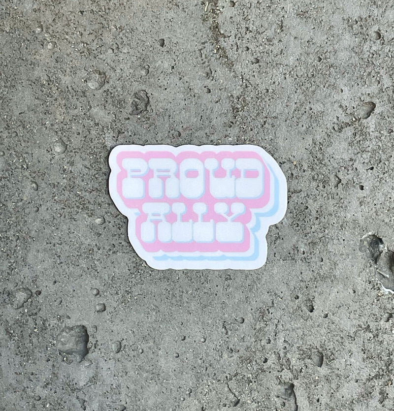 Proud Ally Vinyl Sticker
