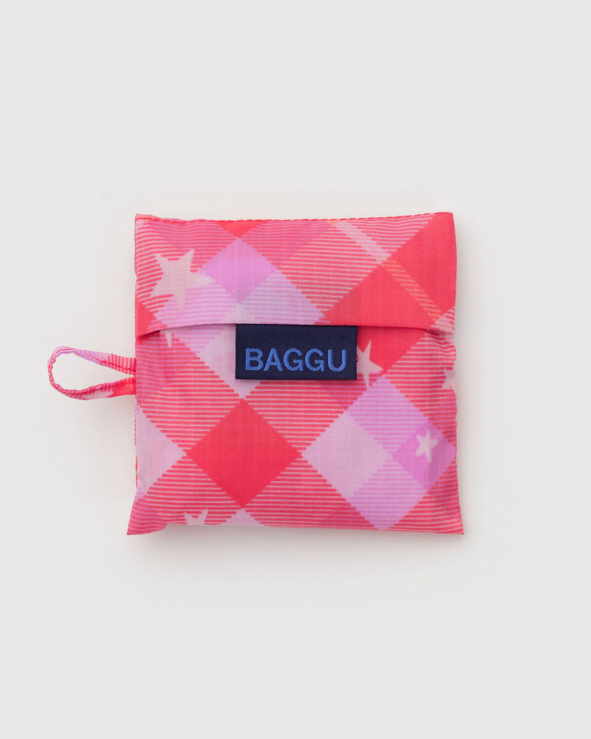 Baby  Baggu - Pink Star Plaid