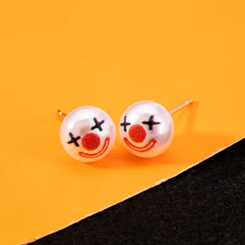 Clown Stud Earrings Earrings