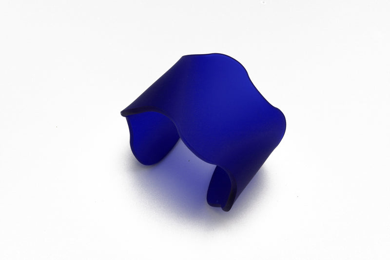 Wavy Cuff Wide - Frost Cobalt