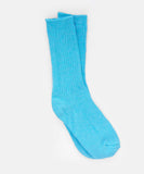 Okayok Dyed Cotton Socks -Cerulean
