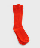 Okayok Dyed Cotton Socks -Shocking Red