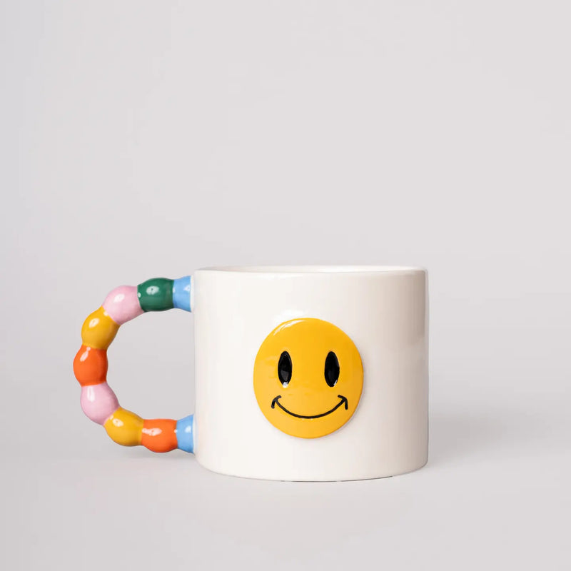 Novelty Ceramic Mug, Smiley Face