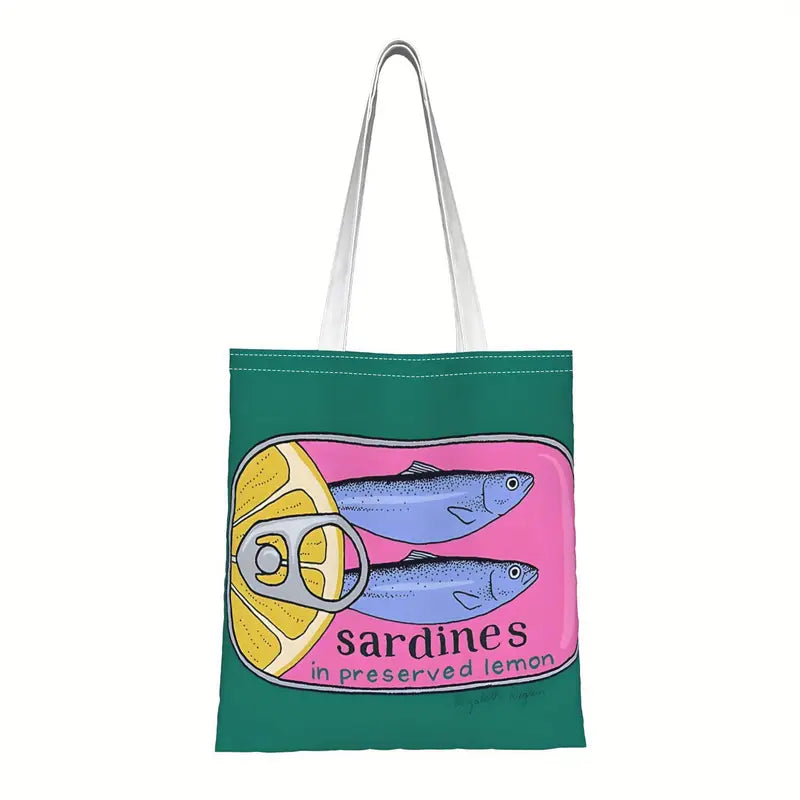 Tin Can Sardine Tote Bag