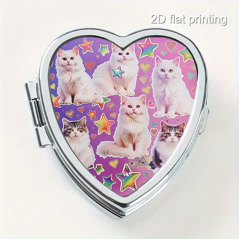 White cat pill case