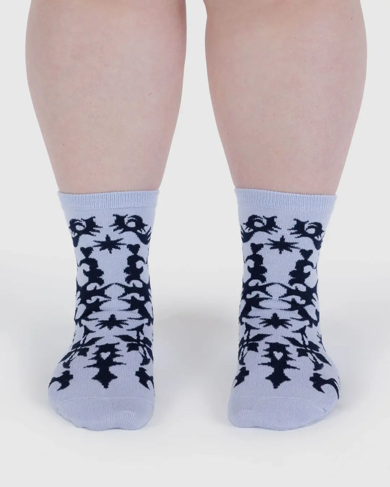 Baggu- Crew Sock - Western Cut-Outs