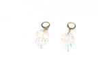 Mini Jellyfish Charm Earring- Iridescent