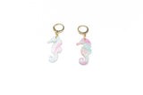 Mini Seahorse Charm Earring