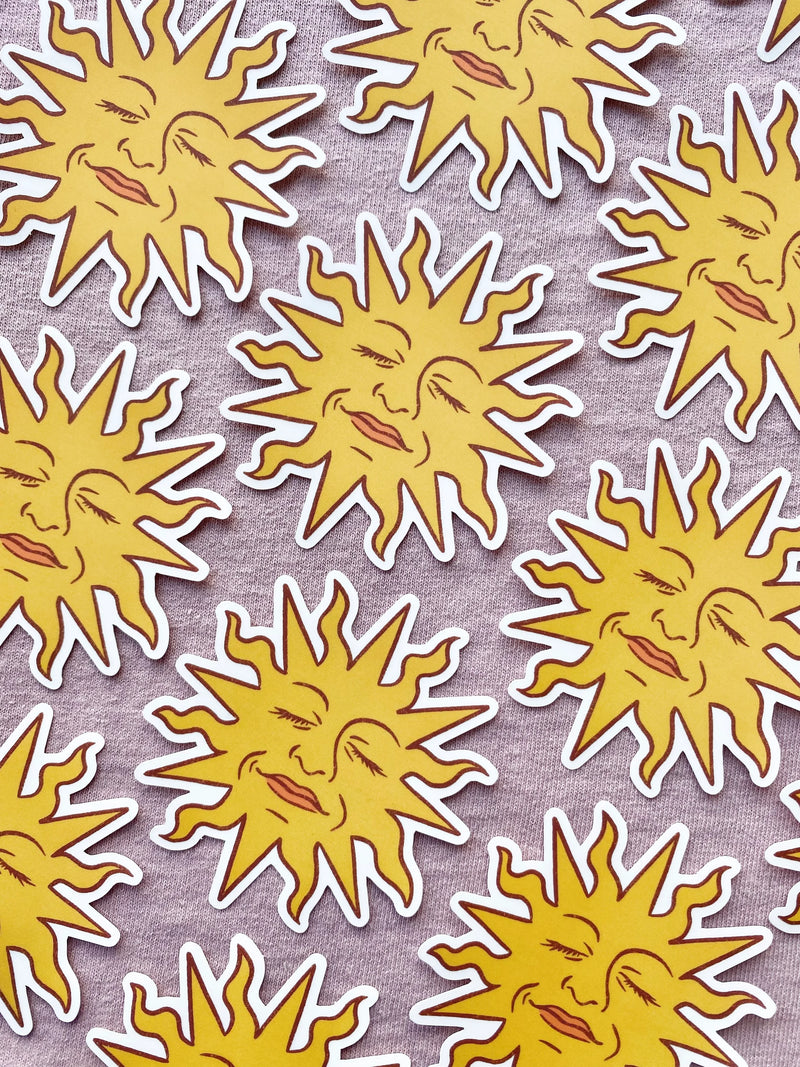 Here Comes The Sun Sticker