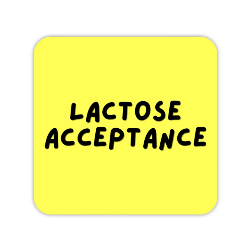 Lactose Acceptance Vinyl Sticker