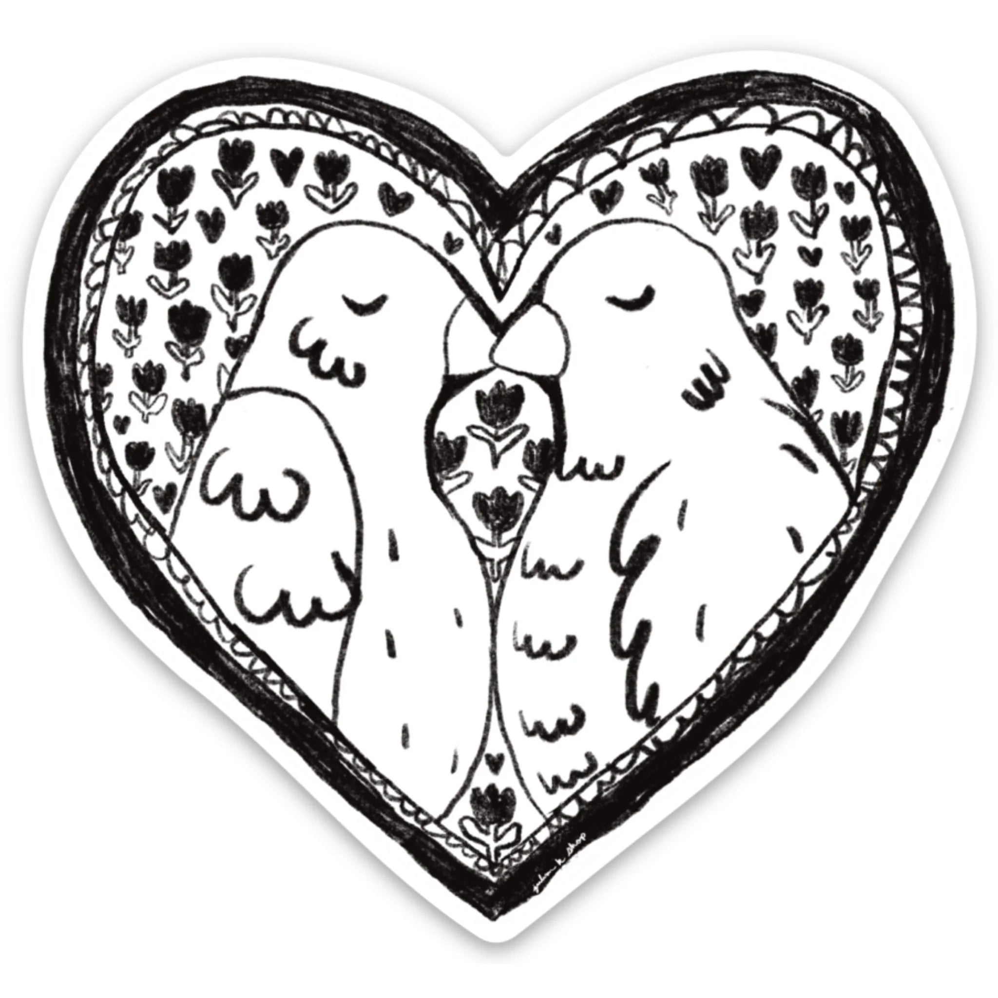 Lovey Dovey Vinyl Sticker