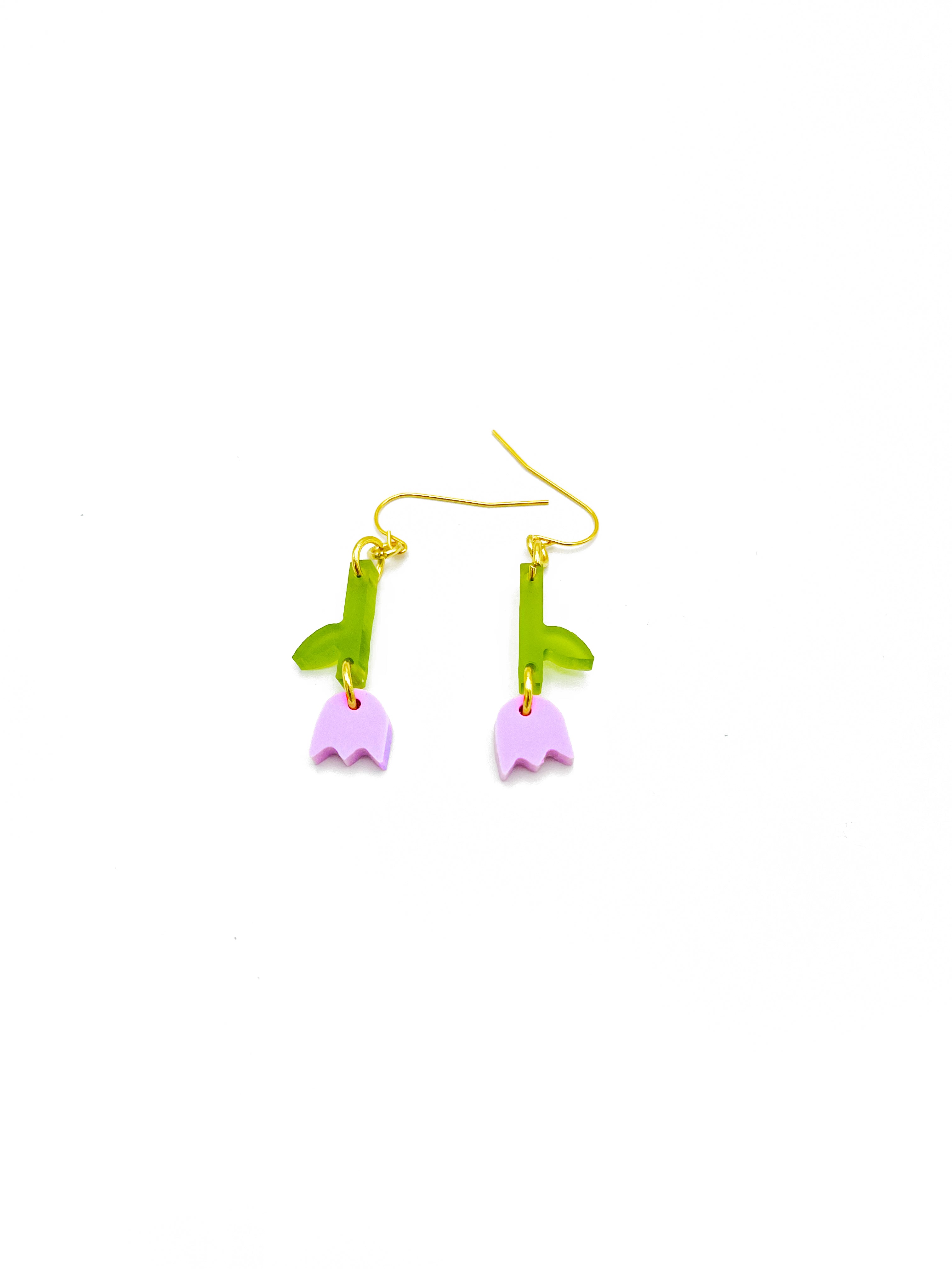 Small Tulip Earrings