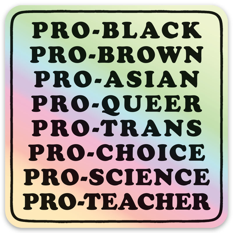 Pro Support Vinyl Sticker