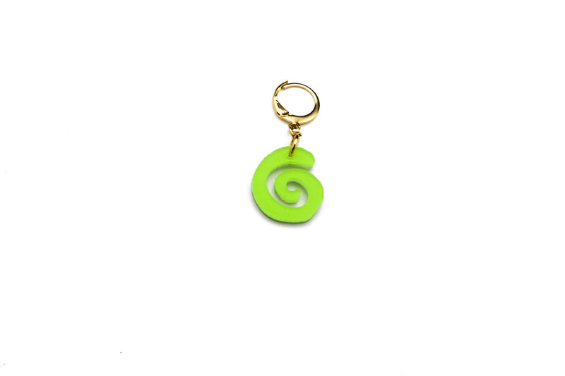 Charm Dangle Earring - Swirl