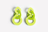 Ecoresin Scallop Earrings - Triple Link