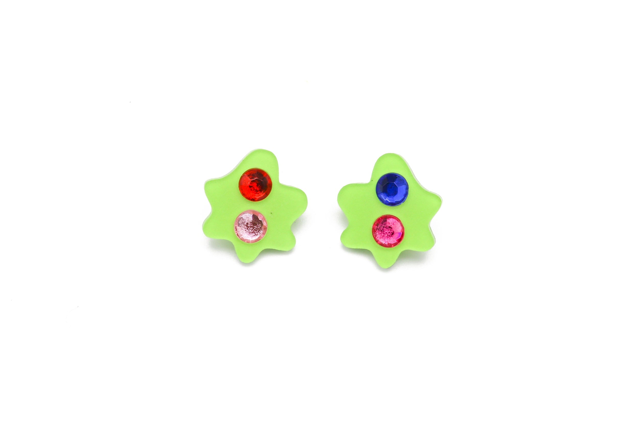 Ecoresin Gem Medium Blob Earrings
