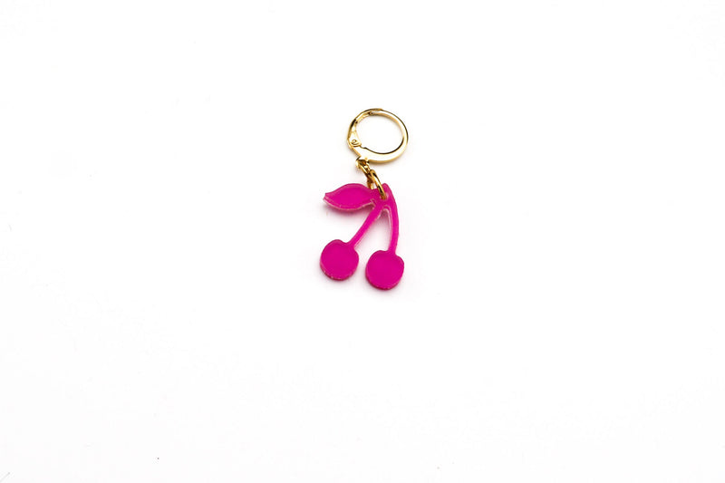 Charm Dangle Earring - Cherries