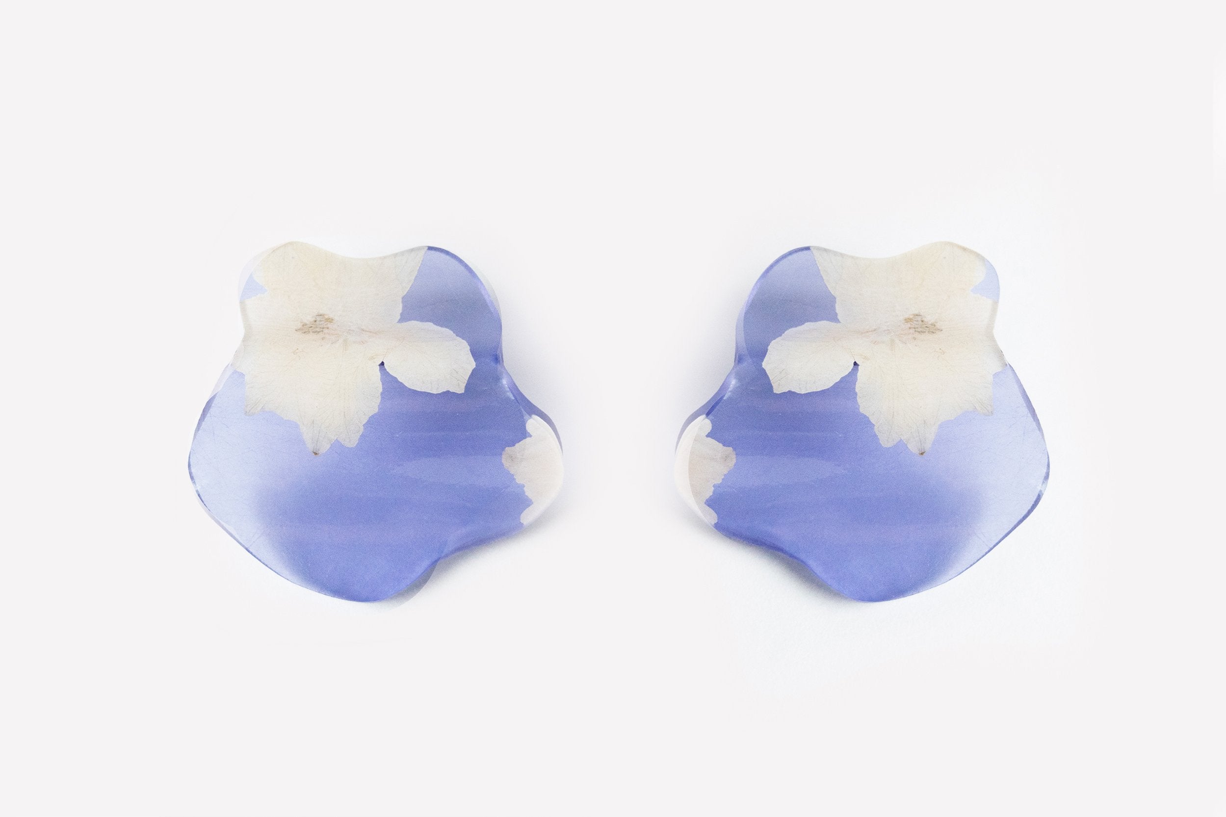 Ecoresin Earrings - Flow Large Stud