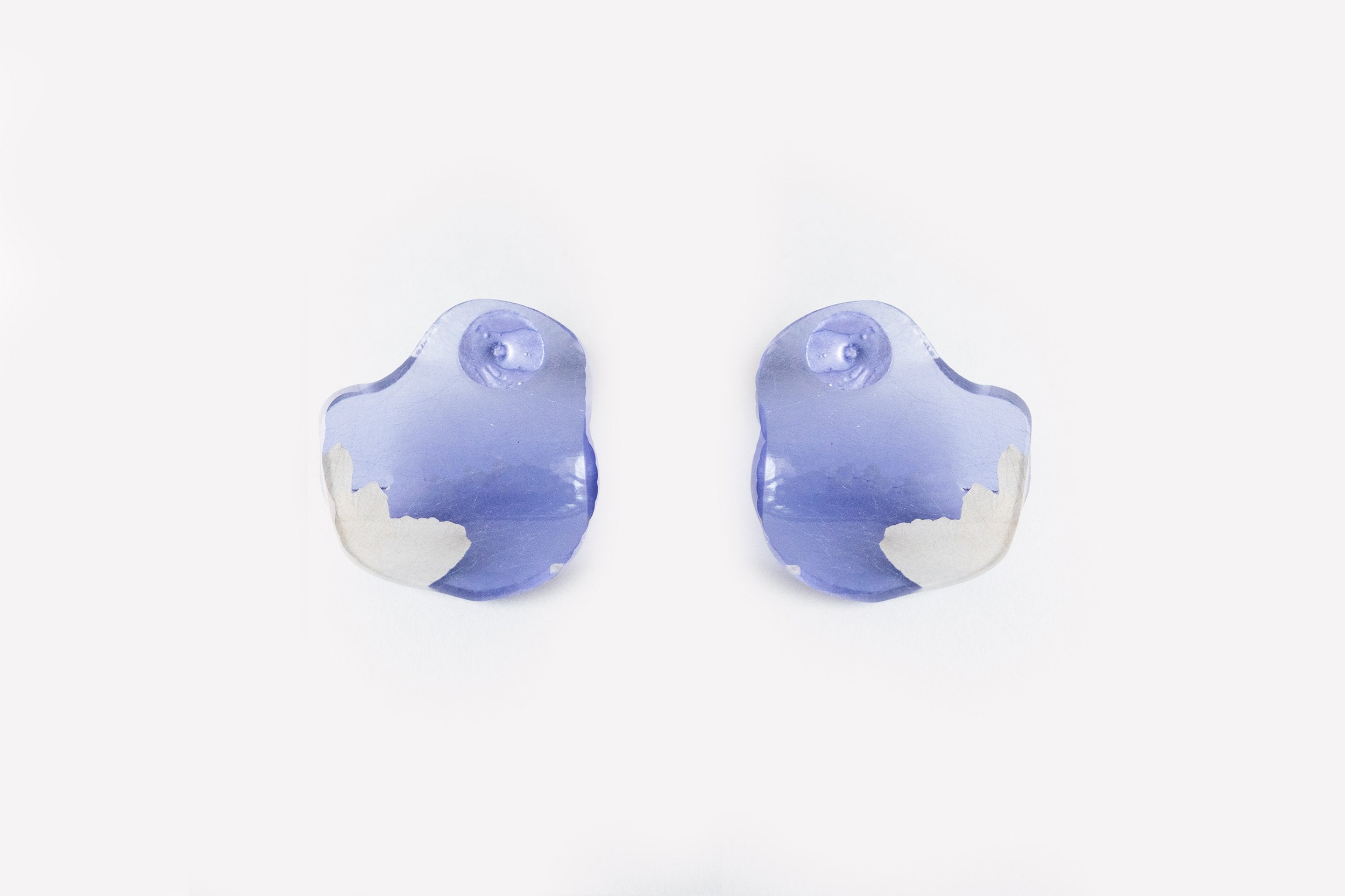 Ecoresin Earrings - Flow Small Stud