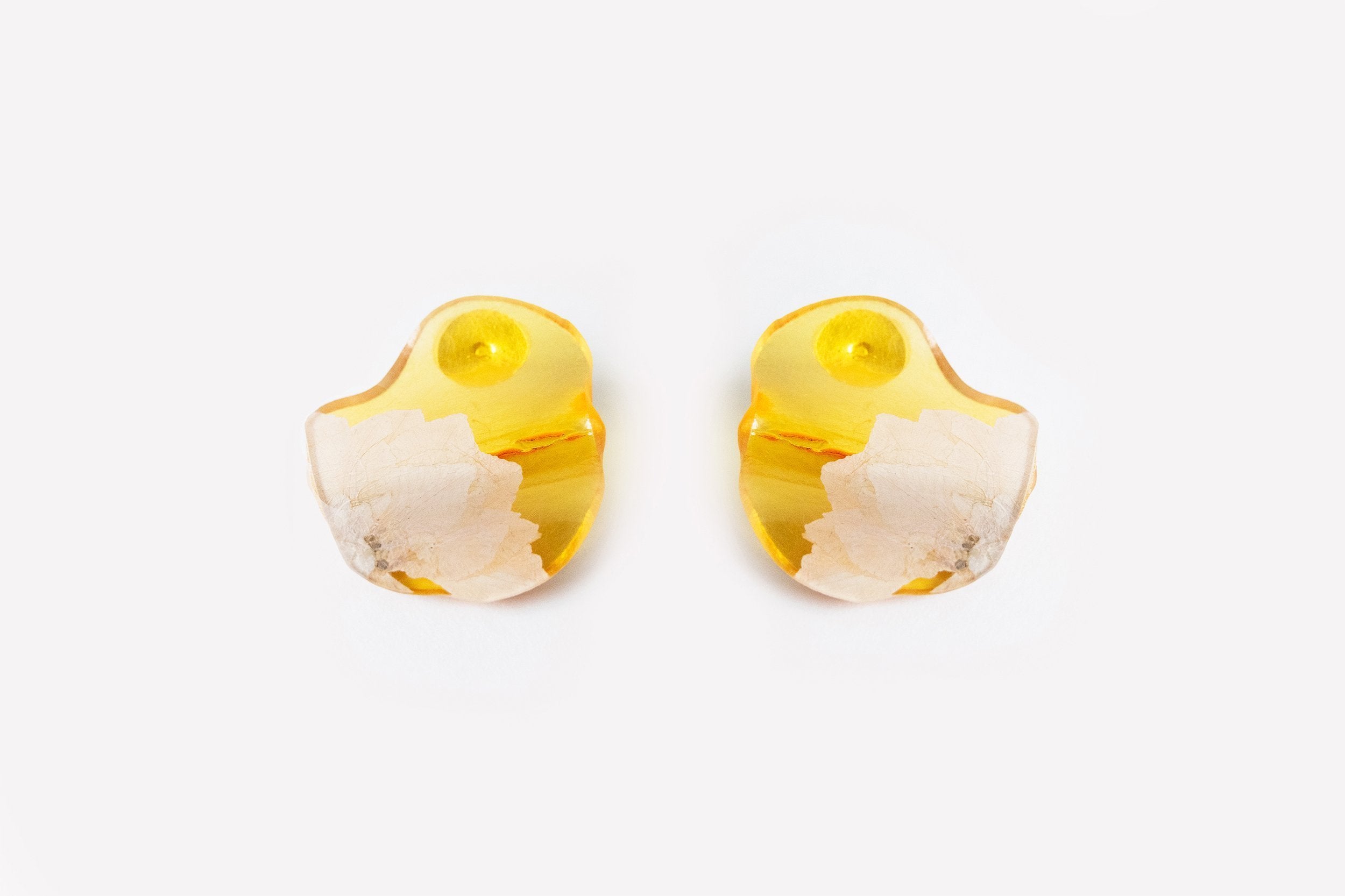 Ecoresin Earrings - Flow Small Stud