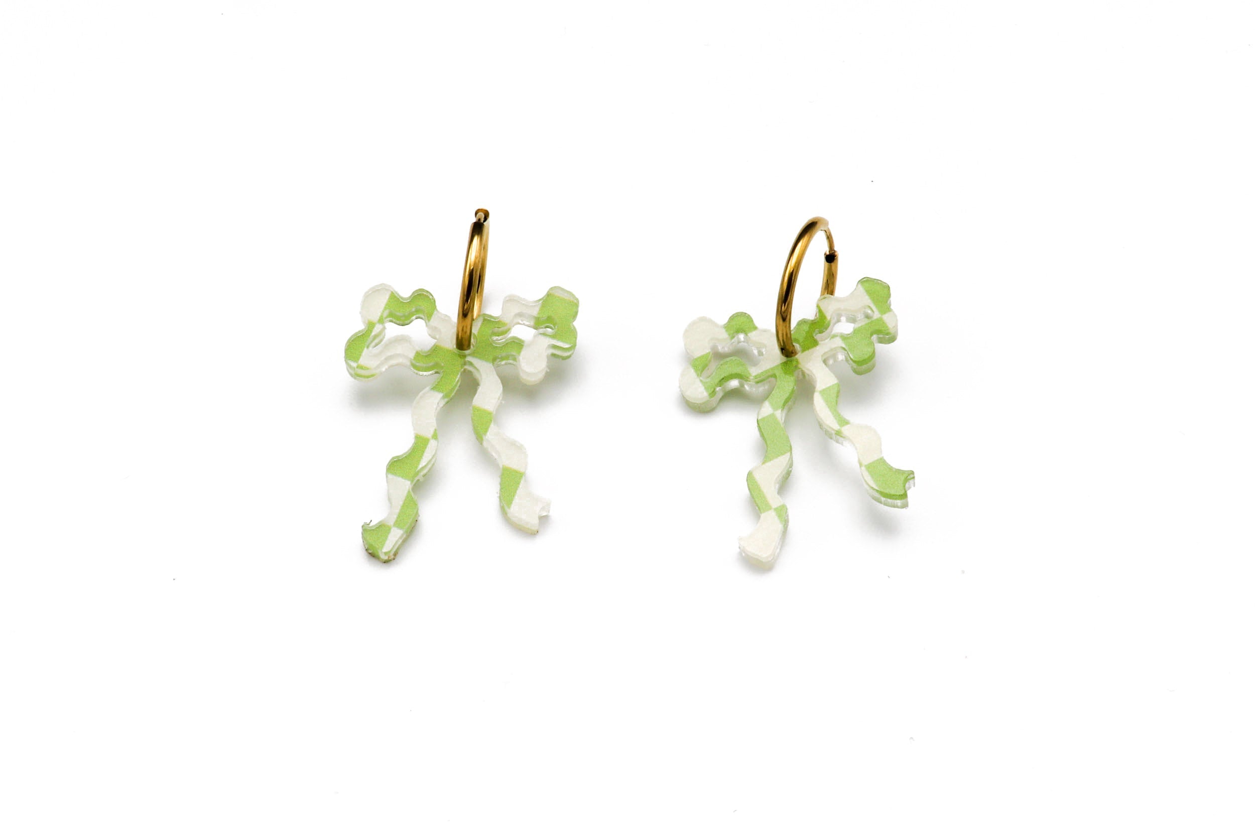 Ecoresin Bow Earrings - Small