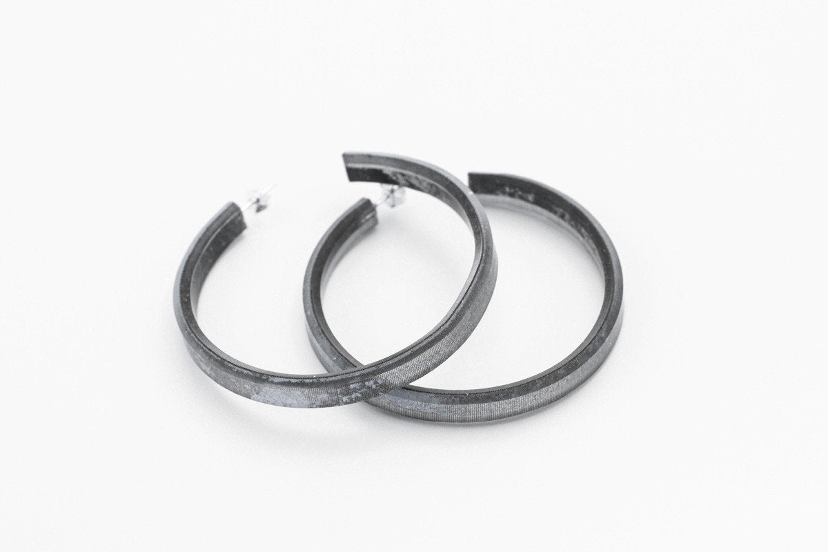 Ecoresin Hoop Earrings Large