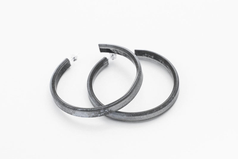 Ecoresin Hoop Earrings Large